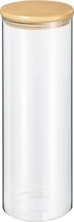 Zassenhaus Pojemnik kuchenny, szkło borokrzemowe/drewno bukowe, 2,0 l, śred. 10,5 x 30 cm / Zassenhaus