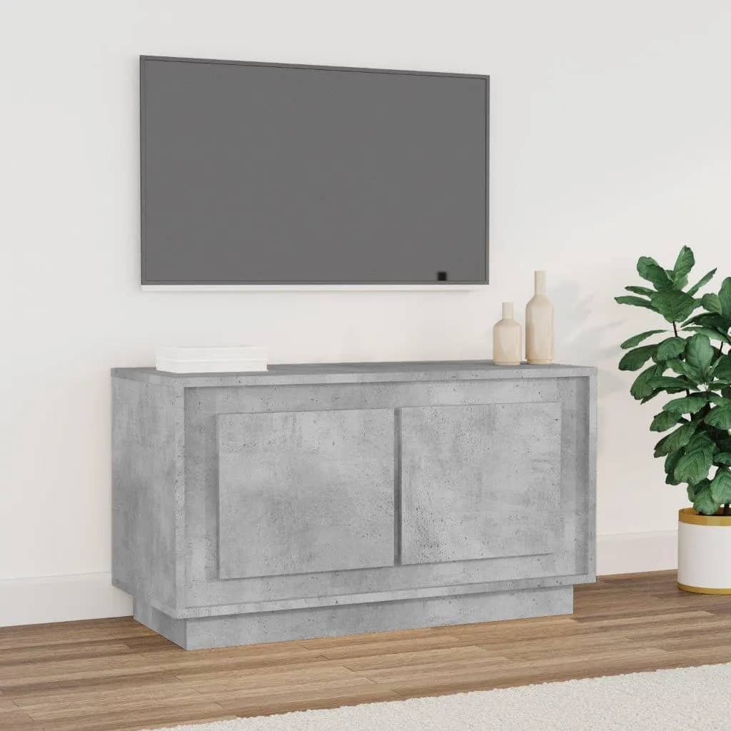vidaXL Szafka pod TV, szarość betonu, 80x35x45 cm