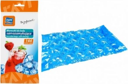 Ravi Woreczki do lodu samozamykające 144kost.