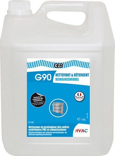 Geb Płyn do czyszczenia wewnętrznych elementów systemów wentylacyjnych i klimatyzacyjnych takich jak kratki, nawiewy, obudowy plastikowe G90 Nettoyant