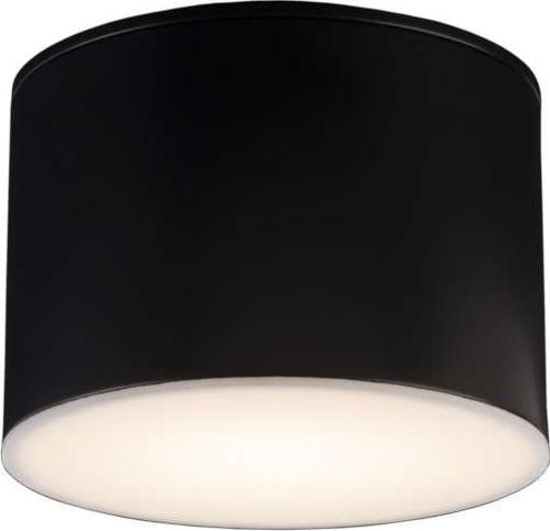 Lampa sufitowa Shilo Natynkowa LAMPA sufitowa SUWA 8052 Shilo metalowa OPRAWA do łazienki IP44 czarna