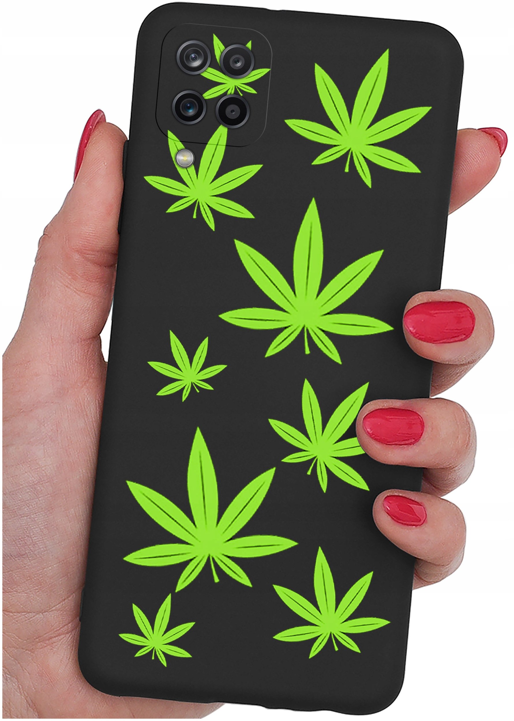 Etui do Samsung Galaxy A12|M12 WZORY |SILIKONOWE MATT CASE + SZKŁO 9H