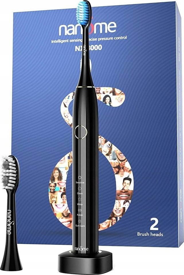 Szczoteczka Nandme Szczoteczka elektryczna NX8000 B2 czarna