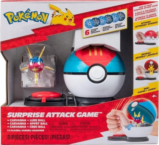 JAS POKEMON SURPRISE ATTACK CARVANHA W5