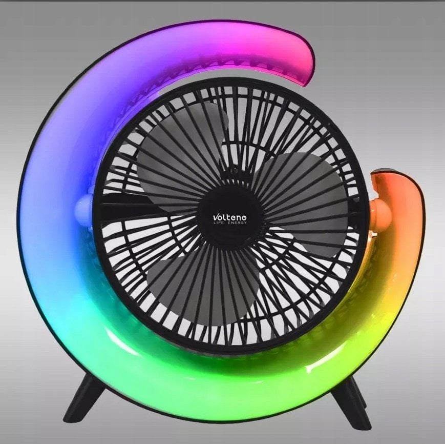 Wentylator biurkowy USB 5W gamingowy 21,2x5,3x21,6cm VO2546