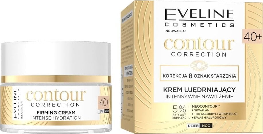 Eveline Contour Correction intensywnie nawilżający krem ujędrniający 40+ 50ml