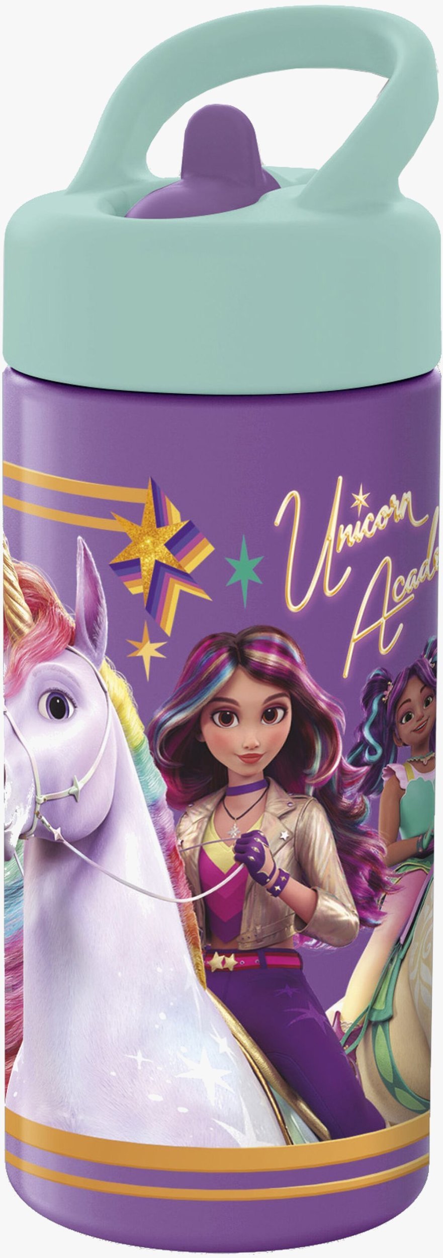 UNICORN ACADEMY sipper water bottle, 410ml