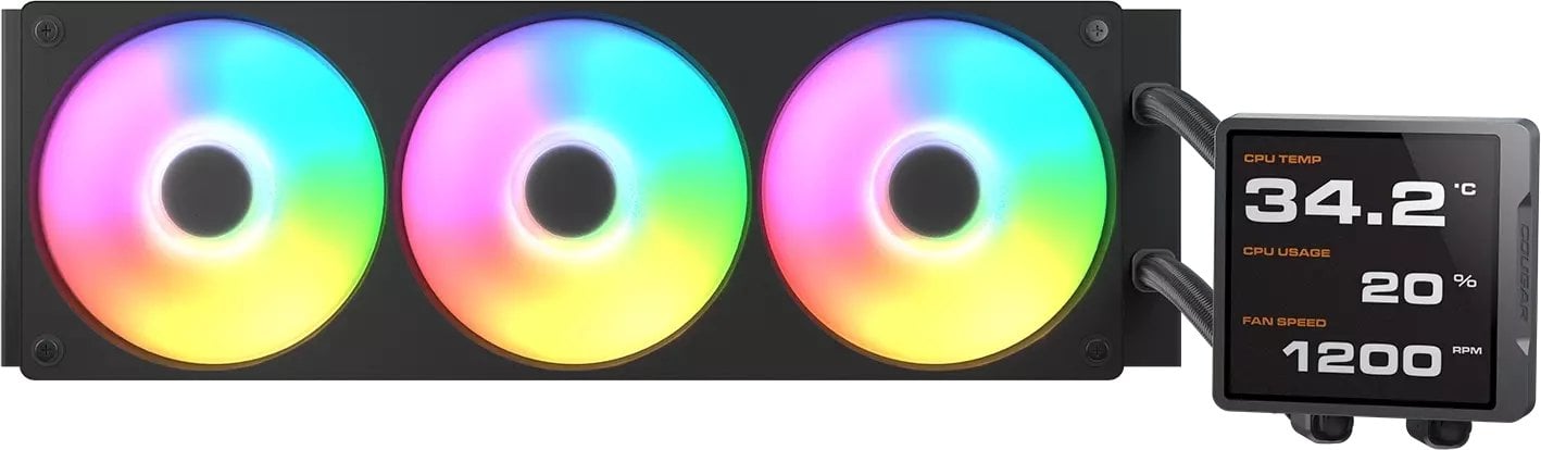 Chłodzenie wodne Cougar Chłodzenie wodne Poseidon Vistek Pro 360, ARGB