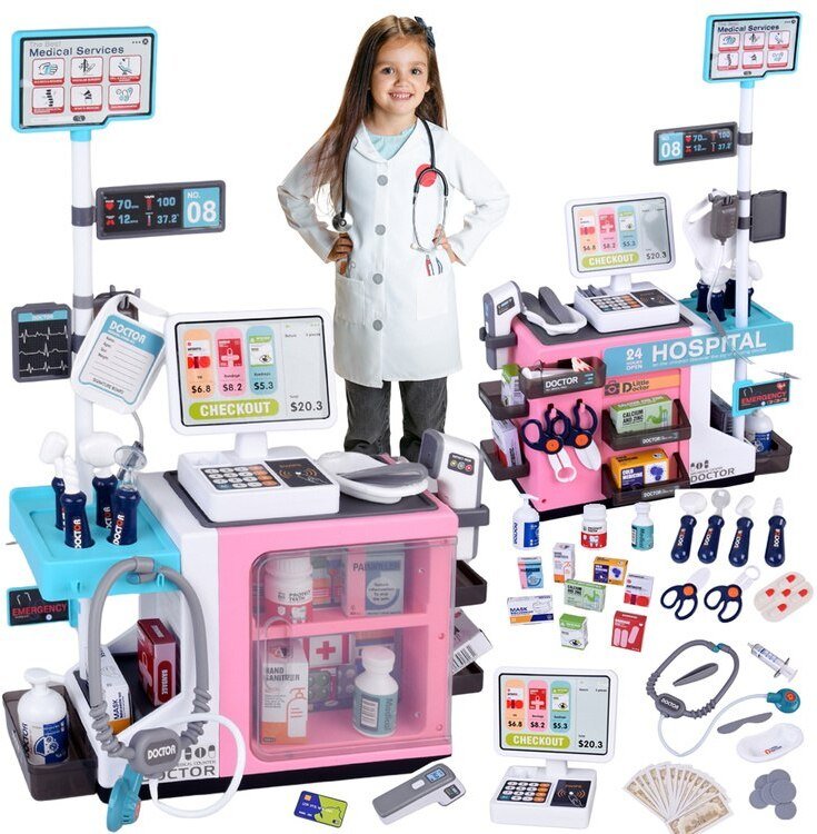 Mały Lekarz duże centrum zdrowia Przychodnia Apteka Doktor Szpital ZA6011 EDUKAMP