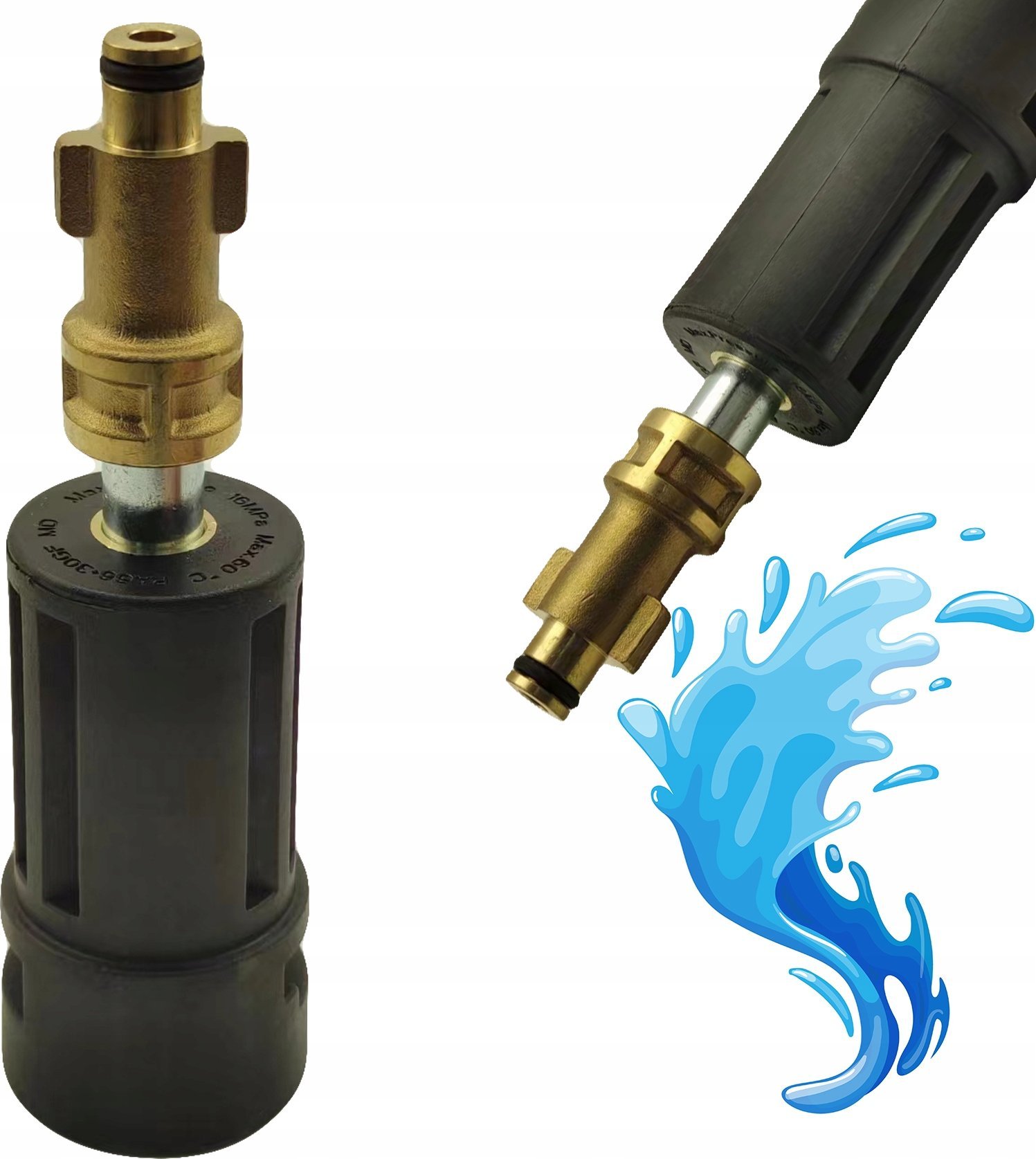 Rosfix ADAPTER PRZEJŚCIÓWKA DO MYJKI BOSCH STARY TYP NA KARCHER BAYONET K LANCA HQ