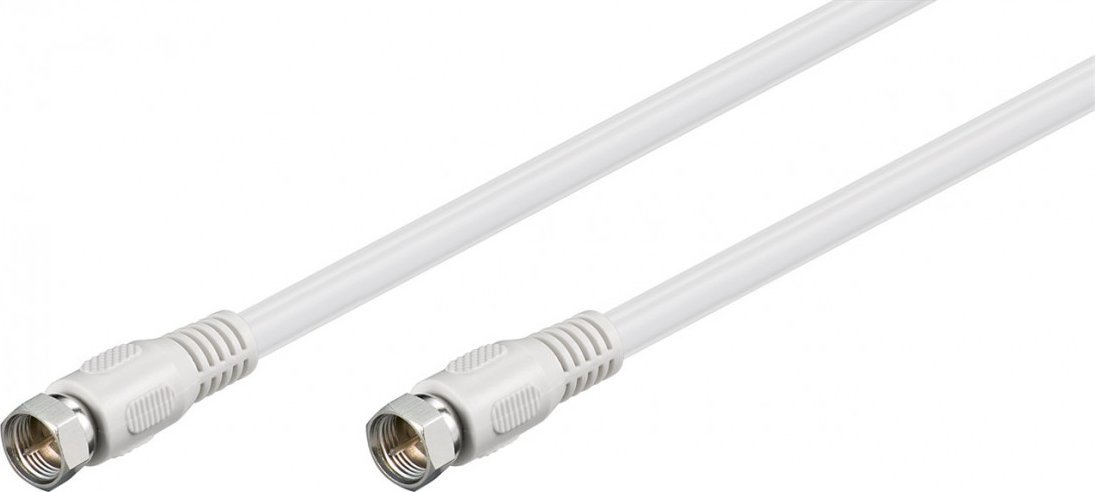 Kabel Goobay Antenowy (F) 7.5m biały (50740)