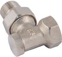 Schlosser Zawór powrotny grzejnikowy DN15 1/2xM22x1,5 GZ kątowy (601300006)