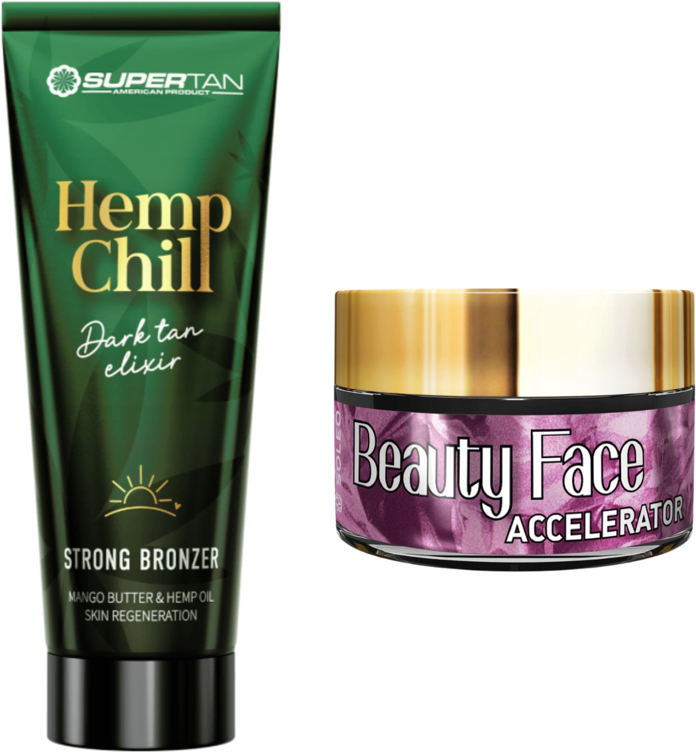 Supertan Hemp Chill + Słoiczek Beauty Face