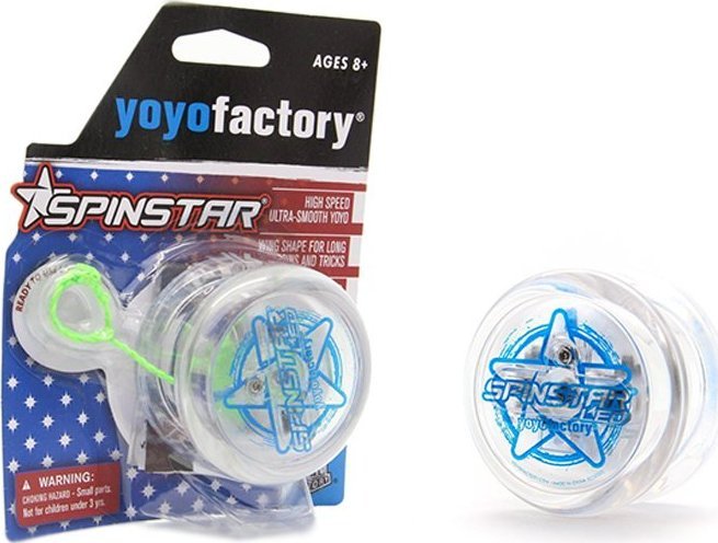 YoYoFactory Yoyo Świecące YoYoFactory Spinstar LED Clear Body Niebieskie