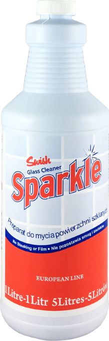 Swish Swish Sparkle Glass Cleaner - Środek do mycia szkła i odtłuszczania powierzchni - 1 l