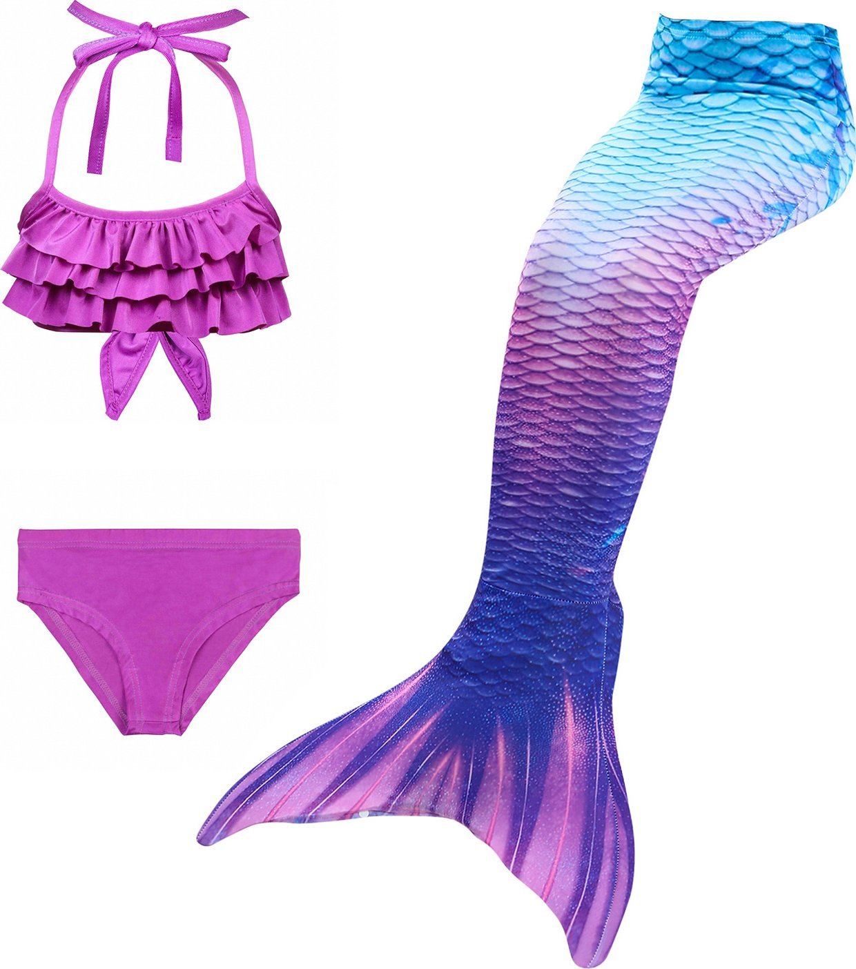 Master Kostium Syrenki Strój Kąpielowy MASTER 130 cm Pink