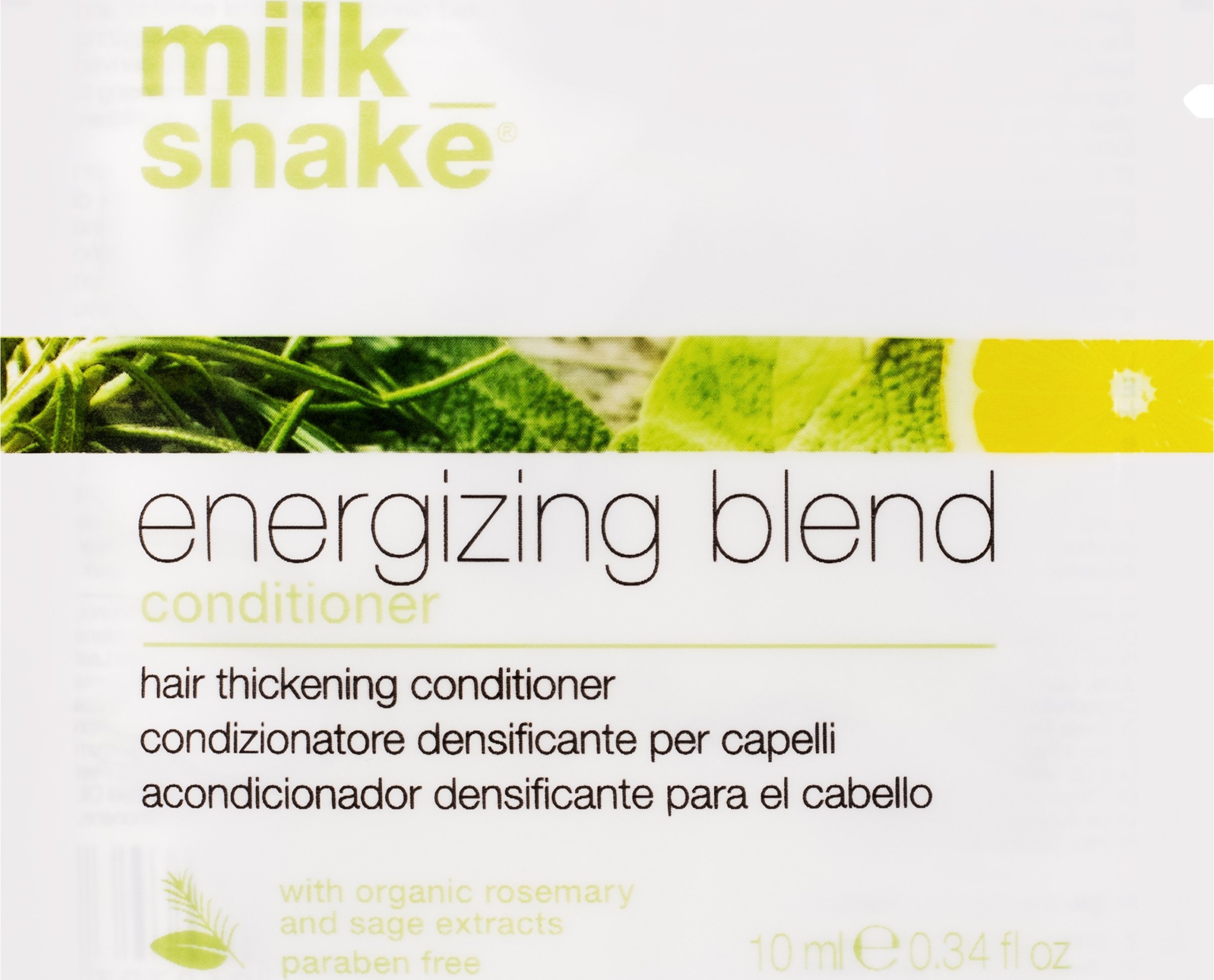 Milk Shake Milk Shake, Energizing Blend, Paraben-Free, Hair Conditioner, Thickening, 10 ml For Women