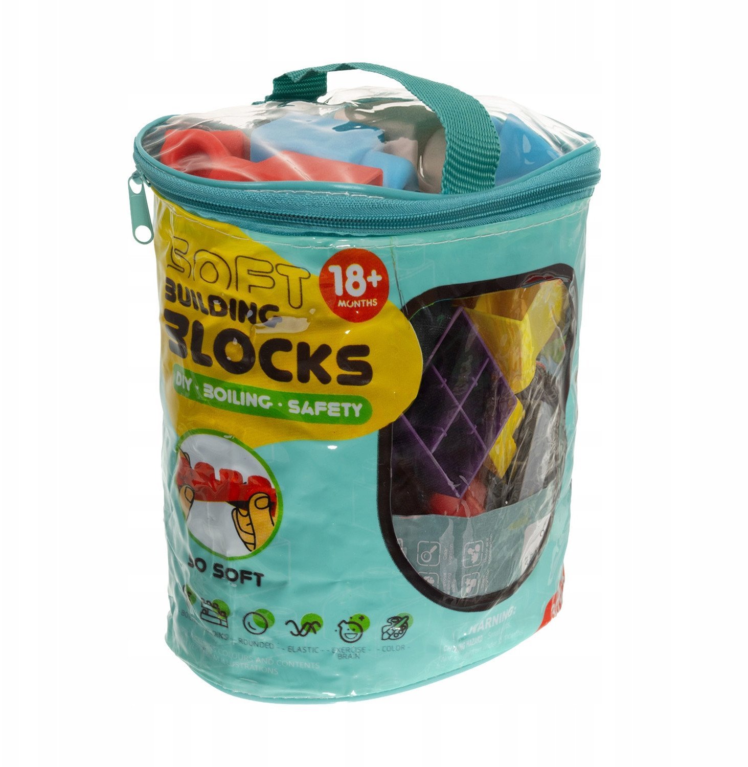 Klocki gumowe - sensoryczne 30el. 26576