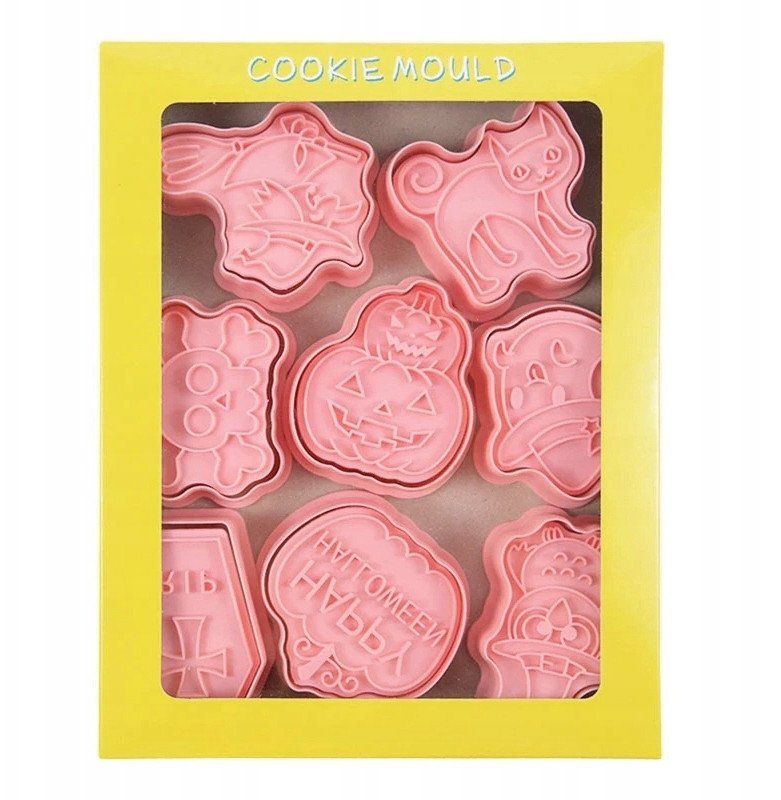 Foremka do Ciastek HALLOWEEN foremki do wycinania Ciasteczek Wykrawacz 8szt