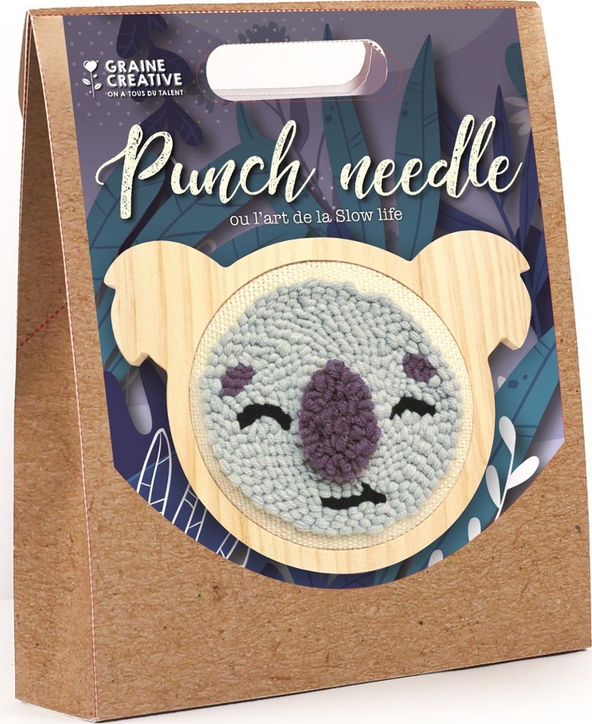 Graine Creative Zestaw Punch Needle Koala D: 15 cm