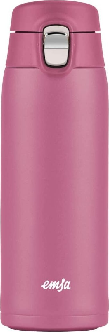 Emsa Emsa TRAVEL MUG light thermal mug 0.4 liters (pink, flip lid)