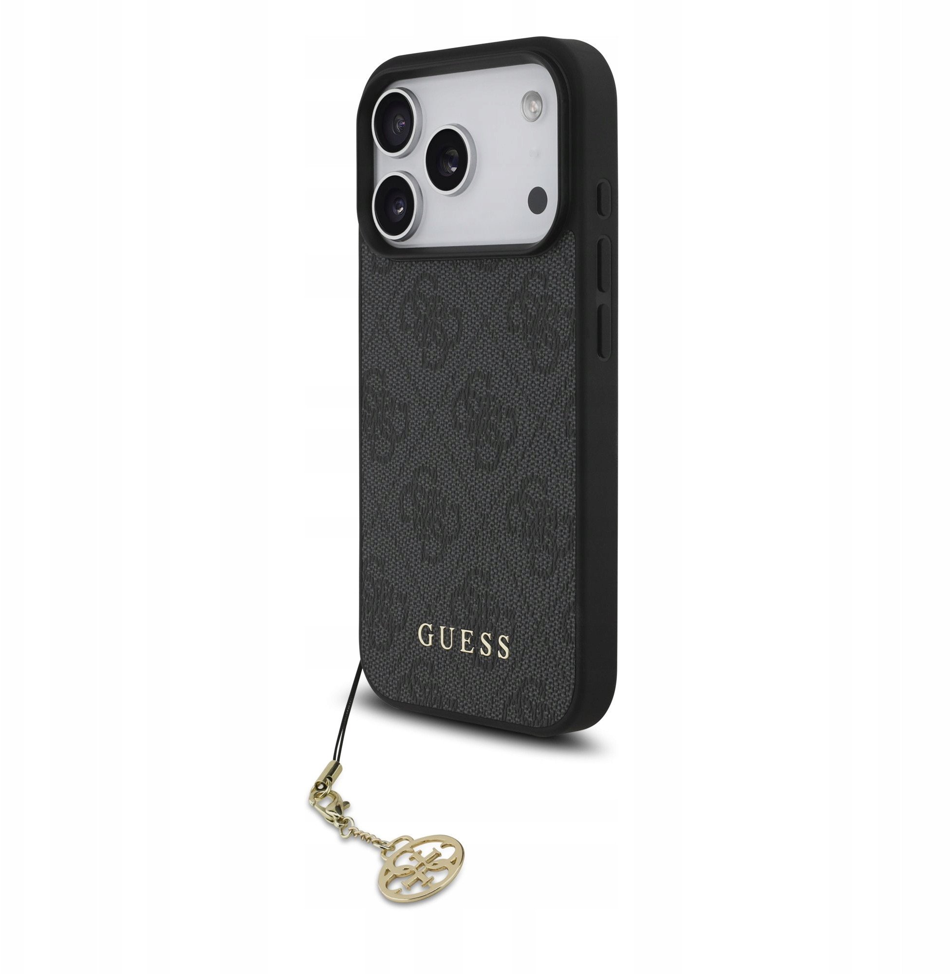 Guess Etui 4G Charms Collection MagSafe do iPhone 17 Pro czarny