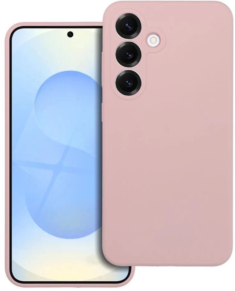 Futerał SILICONE 2mm do SAMSUNG S25 Ultra kompatybilny z MagSafe pudrowy róż