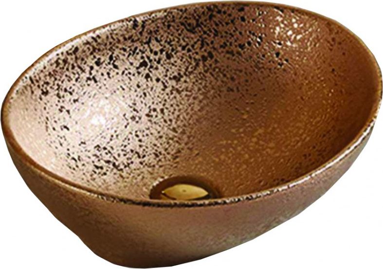 Umywalka Mexen Mexen Elza umywalka nablatowa 40 x 33 cm miedziana - 21014051