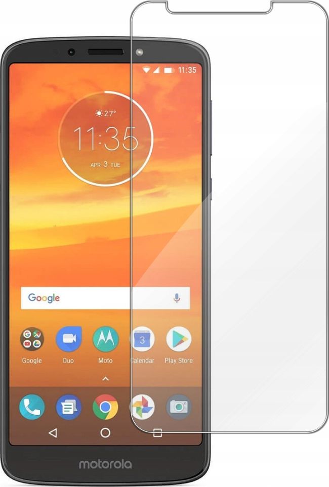 etumi Szkło Hartowane Do Motorola Moto E5 Plus | Szybka Szkiełko Ochronne Na Ekran Twarde Płaskie Przód / Ochrona Matrycy Telefonu Glas0147