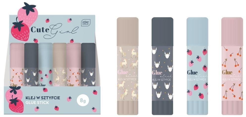 Klej w sztyfcie 8g Cute Girl (24szt)