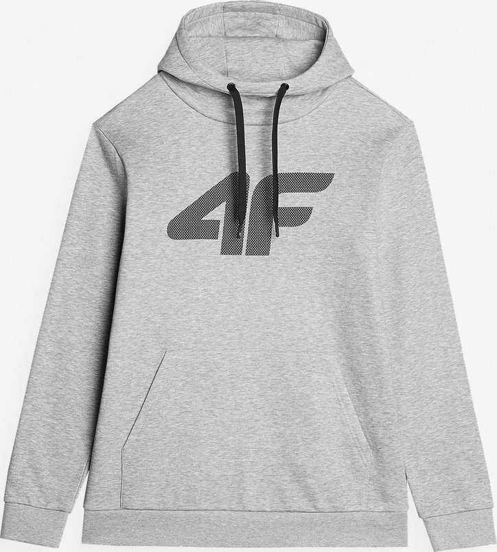4f Bluza męska 4F Sportowa z kapturem Szara Dresowa XXXL