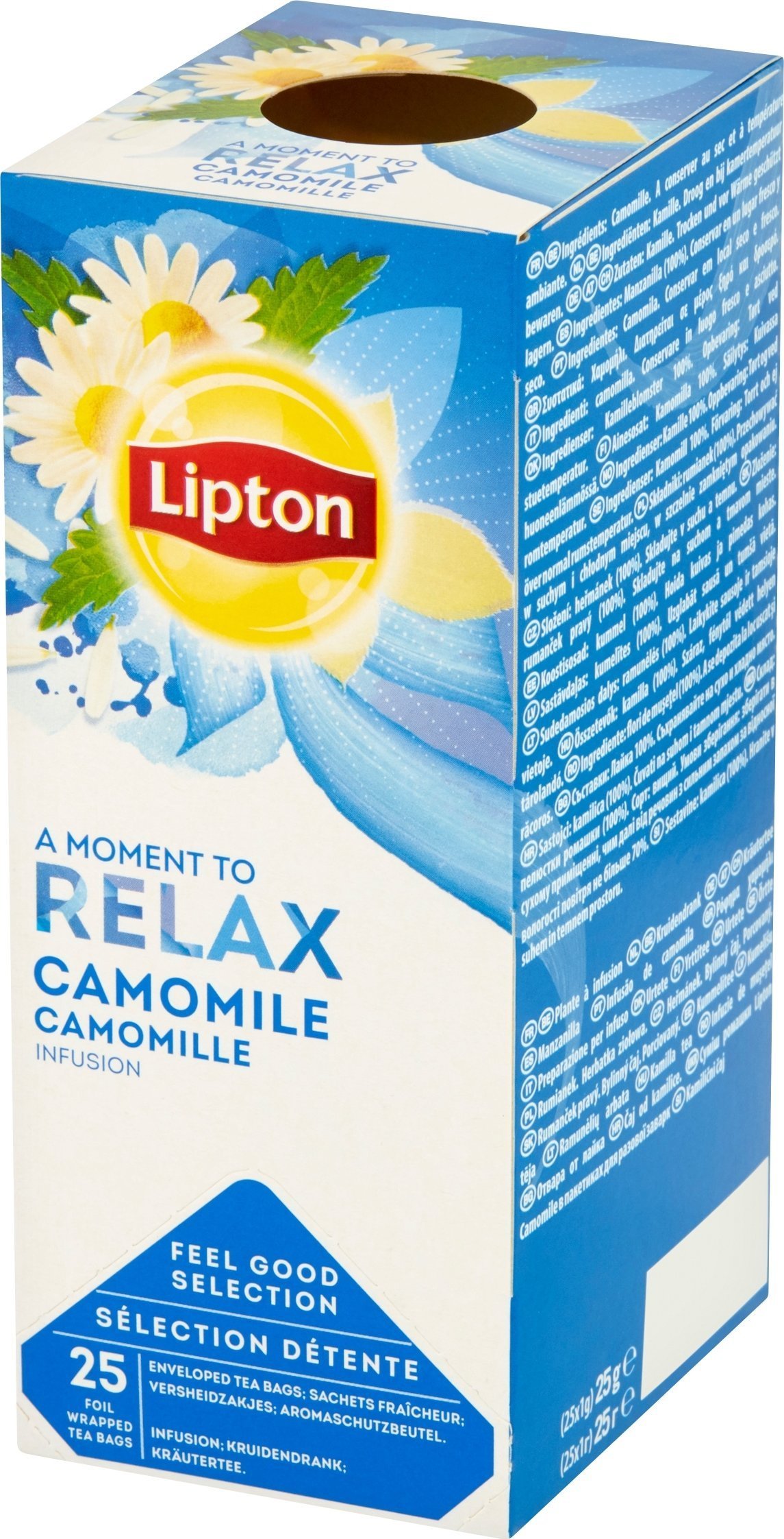 Lipton Herbata LIPTON Relax, ziołowa, rumianek, 25 torebek