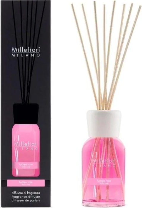 Dyfuzor zapachowy Grupa Zachodnia MM MILLEFIORI MILANO Pałeczki zapachowe 100 ml Lychee Rose