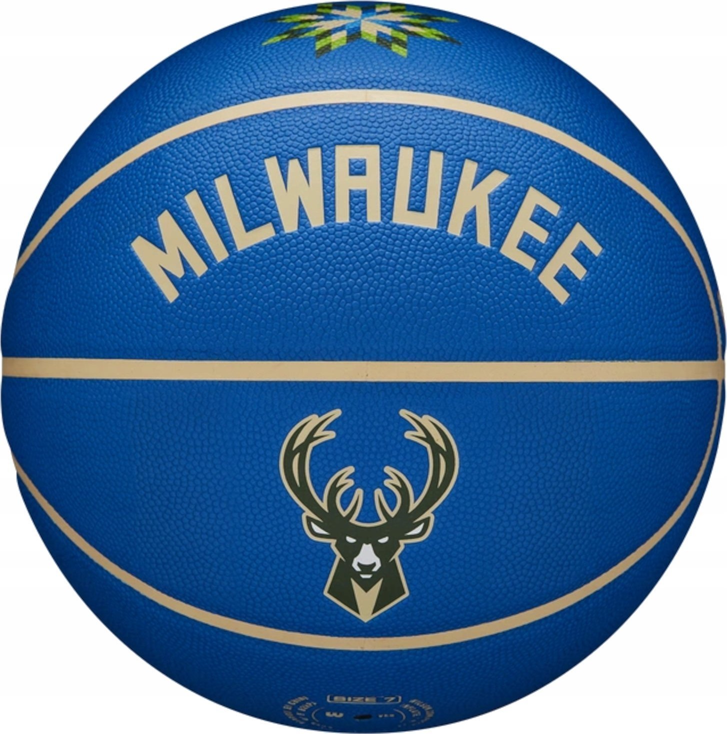 Wilson Wilson NBA Team City Collector Milwaukee Bucks Ball WZ4016417ID Niebieskie 7