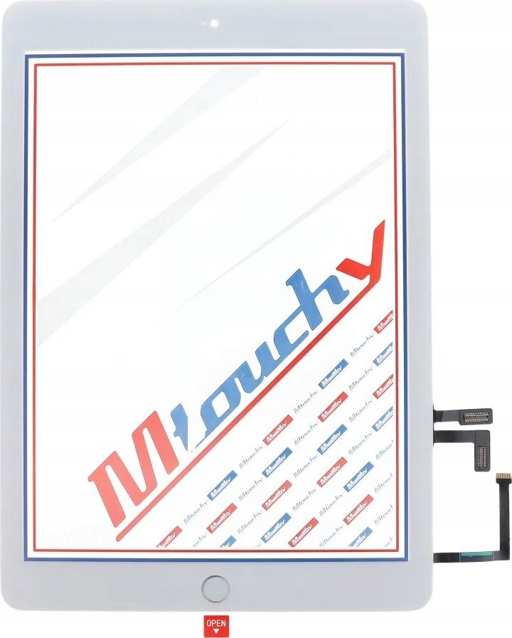 Samsung MUSTTBY Ekran dotykowy + taśma klejąca + Home do iPAD 5 (biały)