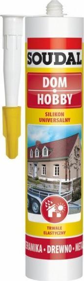 Soudal SILIKON SOUDAL 280ML BEZBARWNY