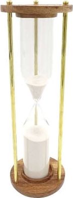 Giftdeco Klepsydra mosiężno - drewniana, 30min.