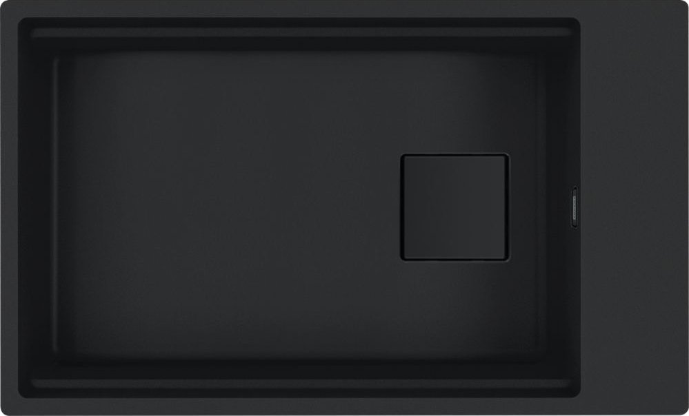 Zlewozmywak Franke FRANKE Kanon KNG 110-62 Czarny mat/czarny odpływ 125.0721.161