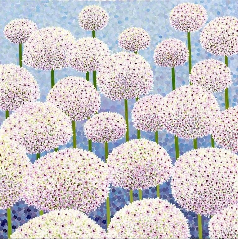 Susan Entwistle Karnet z kopertą Srebrny czosnek