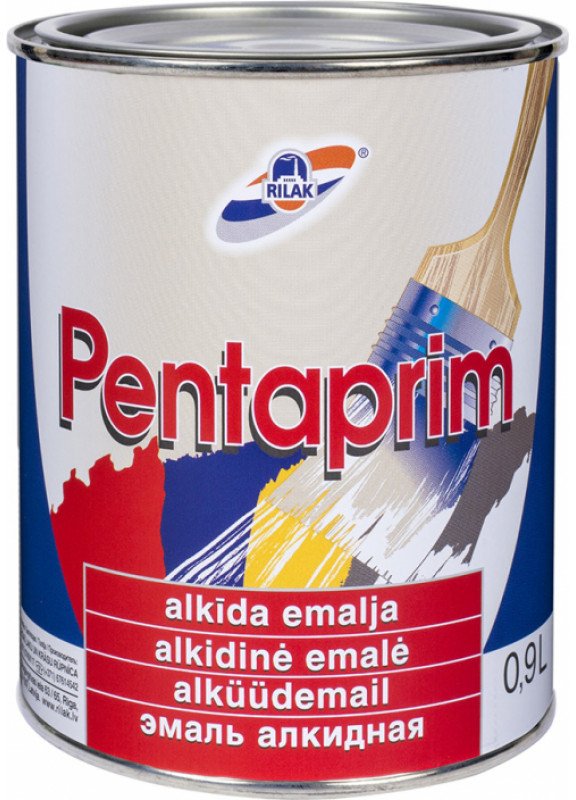 Rilak ALKYD ENAMEL PENTAPRIM YELLOW-BROWN 0.9L