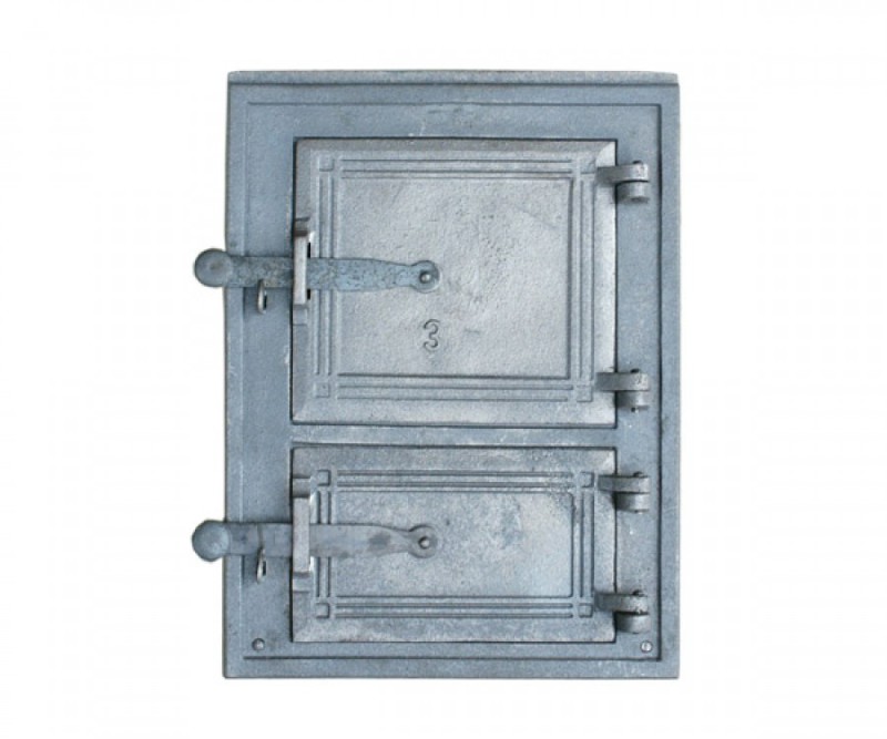 Drzwiczki kuchenne żeliwne nr3 38x29cm