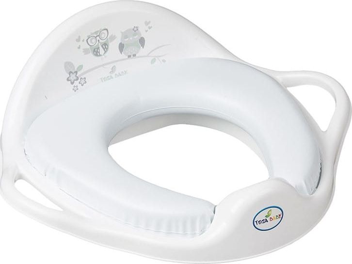 Tega Baby Nakładka sedesowa miękka Sowa, biały SO-020 Tega Baby