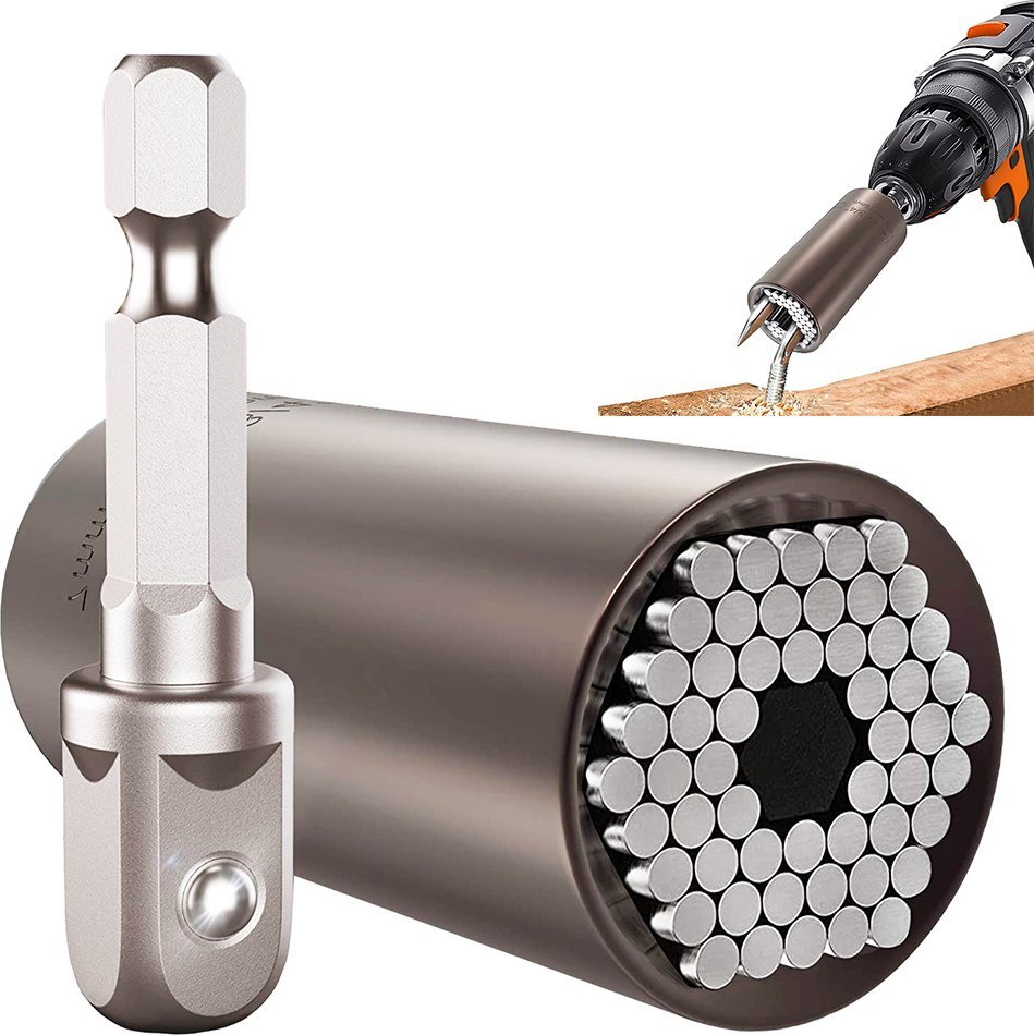 Verk Nasadka uniwersalna klucz nasadowy 7-19 mm 1/4-3/4 Nasadka uniwersalna klucz nasadowy 7-19 mm 1/4-3/4