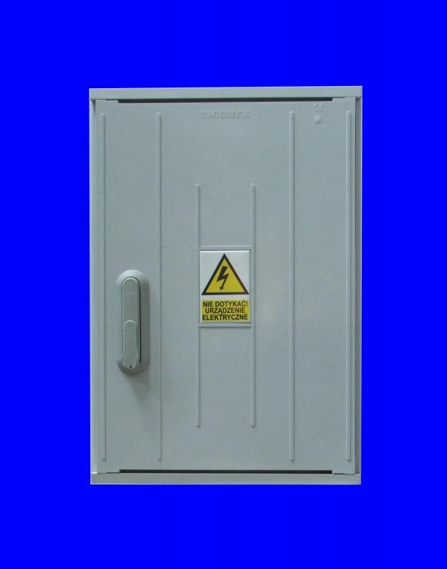 Incobex Obudowa termoutwardzalna STN 40x84x25 zamek cięgła kątowniki daszek prosty - IOBK-31310-002