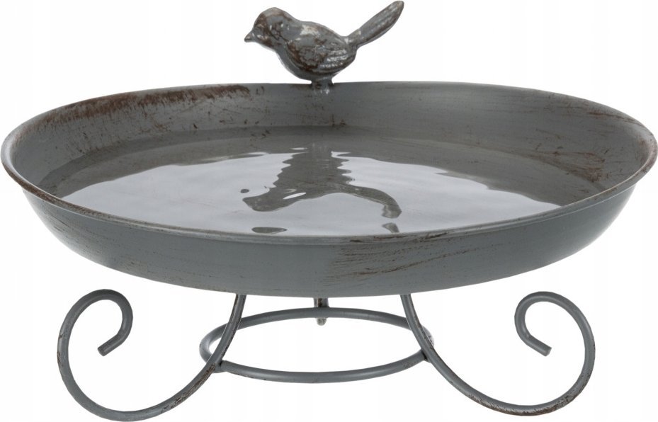 Trixie Miseczka na wodę/basen dla ptaków, 800 ml/o 22 cm, szara