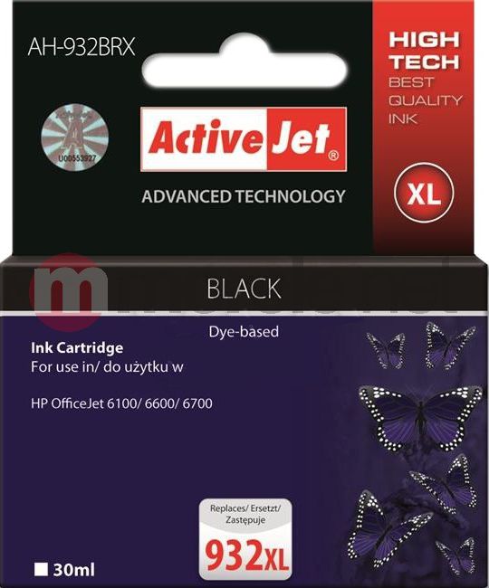 Tusz Activejet tusz AH-932BRX / CN053AE NR 932XL (black)