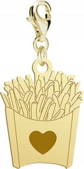 Radziszewska Jewellery Pozłacany Charms FRENCH FRIES FRYTKI