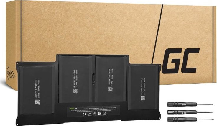 Bateria Green Cell Green Cell A1496 A1405 A1377 do Apple MacBook Air 13 A1466 A1369 (2010, 2011, 2012, 2013, 2014, 2015, 2017)