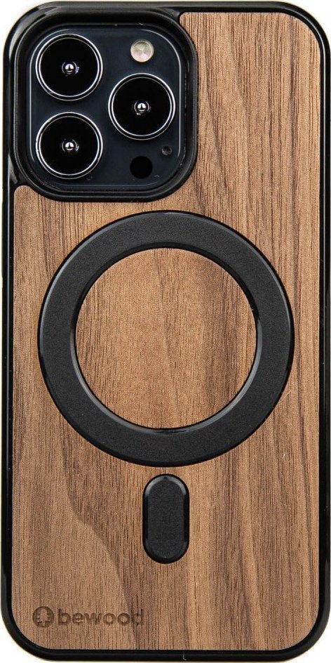 BeWood Drewniane Etui Bewood na iPhone 13 Pro Orzech Amerykański MagSafe