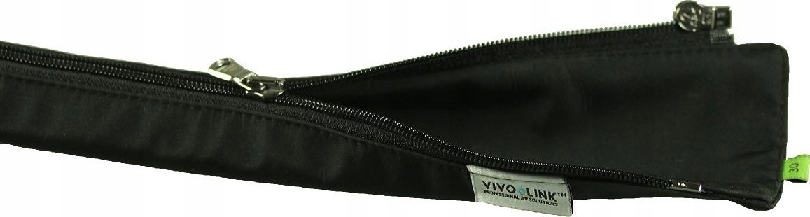 Organizer VivoLink Vivolink PROZIPSLEEVE0.8 rękawy kablowe Czarny 2,2 cm